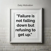 Motivational Quotes Square (1:1) template