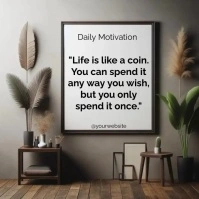 Motivational Quotes Square (1:1) template