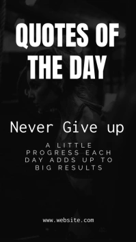motivational quotes flyer design Instagram Story template