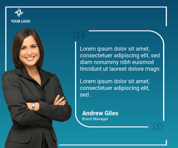 Motivational quotes Medium Rectangle Template | PosterMyWall