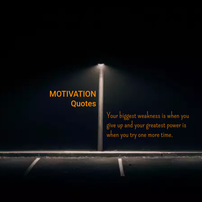 Motivational Quotes Post Template | PosterMyWall