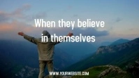 Motivational Social Media Post Template Présentation (16:9)