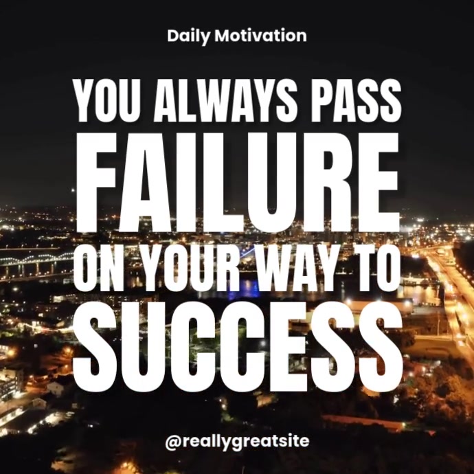 Success Insta Posts Motivational Success Quote Instagram Post Template | PosterMyWall