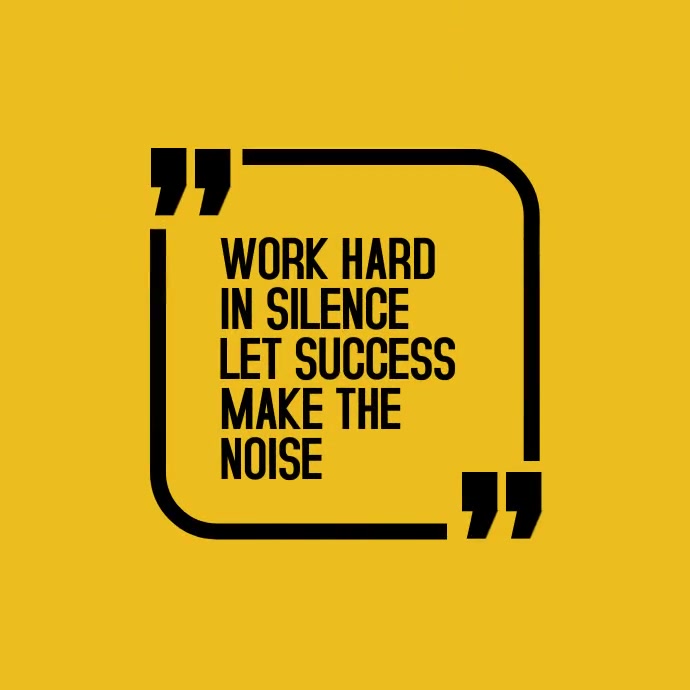 Motivational Work Hard Video Template | PosterMyWall