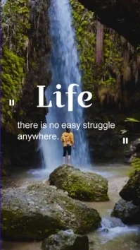 Motivational youtube short template