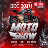 Moto  Event Show Instagram-Beitrag template