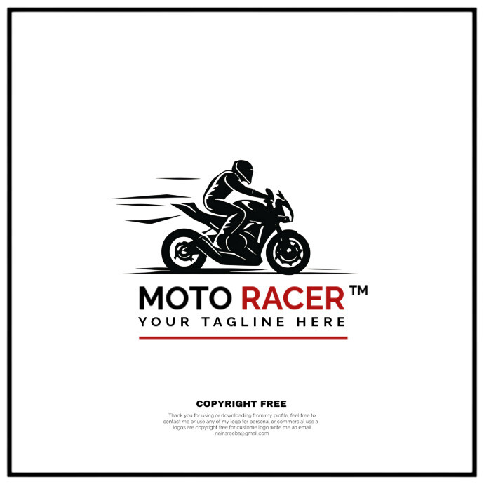 Copy of MOTO racer logo | PosterMyWall