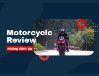 Moto Review Flyer (format US Letter) template