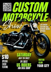 Moto Show A4 template