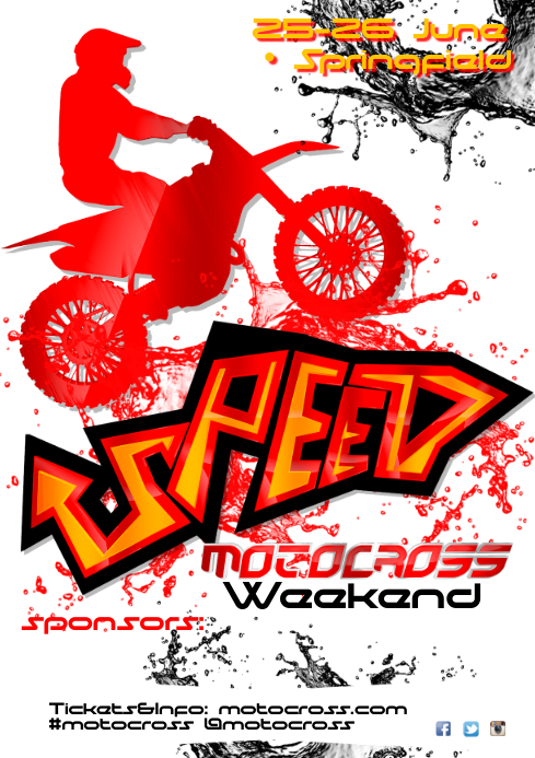 Motocross Wochenende Poster Vorlage Postermywall