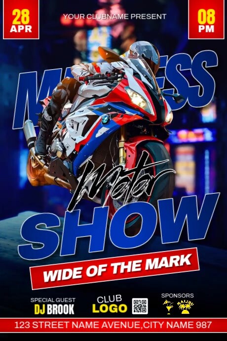 Motor Show Ads Template PosterMyWall motor-show-ads-template-postermywall