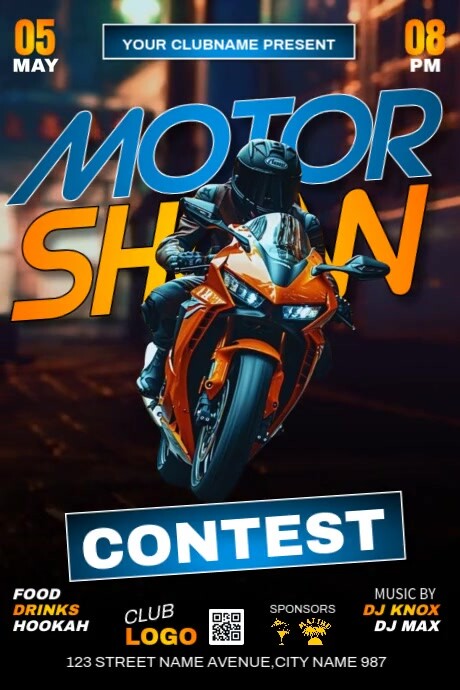 Copy of Motor Show Contest | PosterMyWall