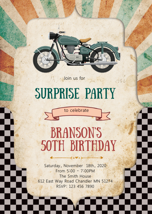 Modele Invitation De Fete D Anniversaire Moto Postermywall Modele Invitation De Fete D Anniversaire Moto Postermywall