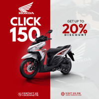 Motorcycle Ads Instagram Post template