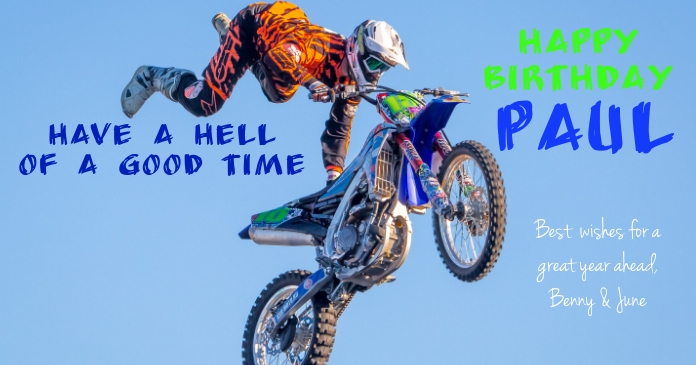 Modele Anniversaire Carte Moto Facebook Postermywall Modele Anniversaire Carte Moto Facebook Postermywall
