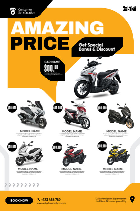 Copy of Motorcycle Posters | PosterMyWall