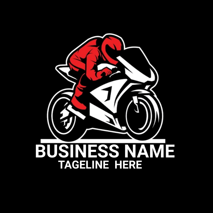 Motorcycle racing logo Template | PosterMyWall