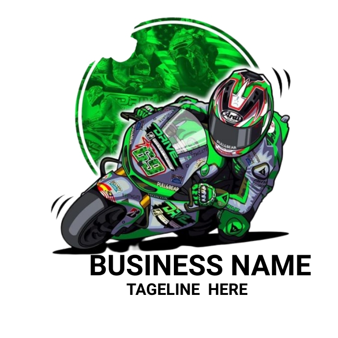 Motorcycle racing logo Template | PosterMyWall