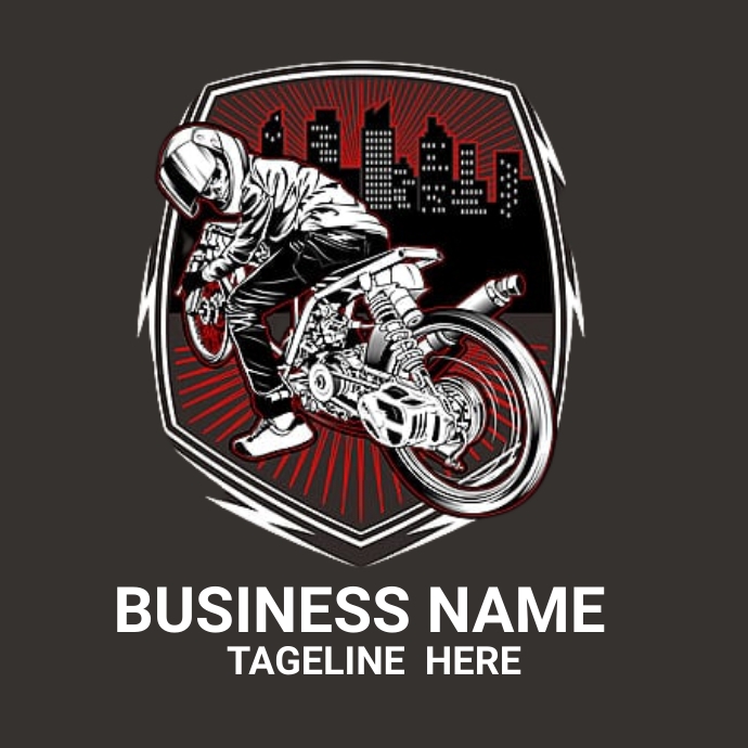 Motorcycle racing logo Template | PosterMyWall