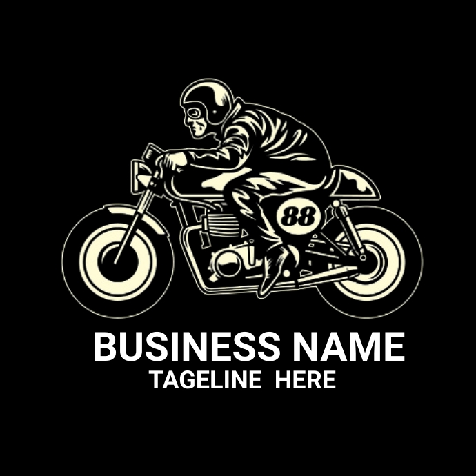 Motorcycle racing logo Template | PosterMyWall