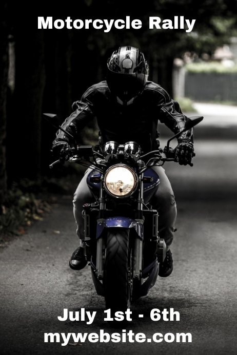 Motorcycle Rally 2016 Flyer Template | PosterMyWall