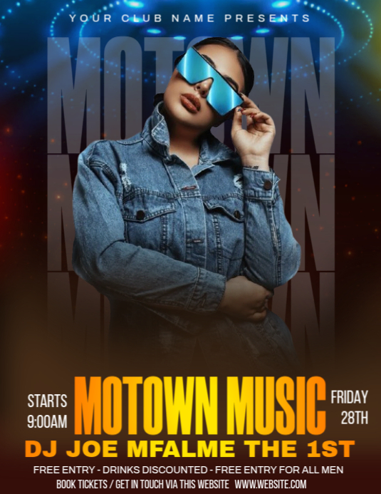 Copy of Motown soul night poster | PosterMyWall