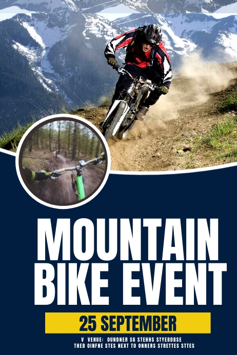 mountain bike event Template | PosterMyWall