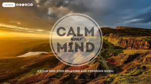 Mountain Landscape Calm Your Mind Relaxing Music Youtube Thumbnail YouTube-Miniaturansicht template