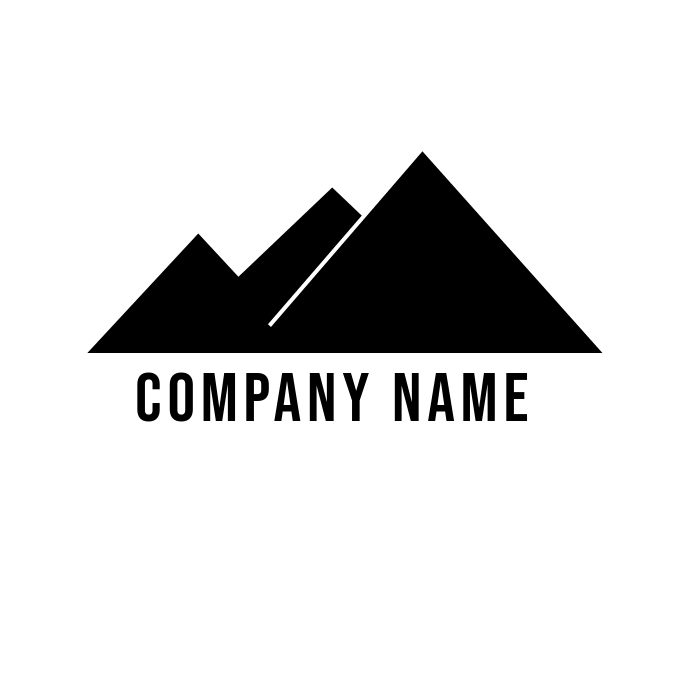 Mountain logo design โลโก้ template