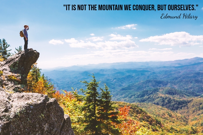 Modele Citation Affiche Montagne 3 Postermywall