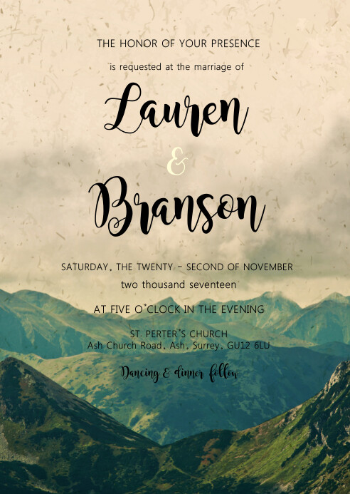 Modele Invitation Au Theme De La Montagne Postermywall Modele Invitation Au Theme De La Montagne Postermywall