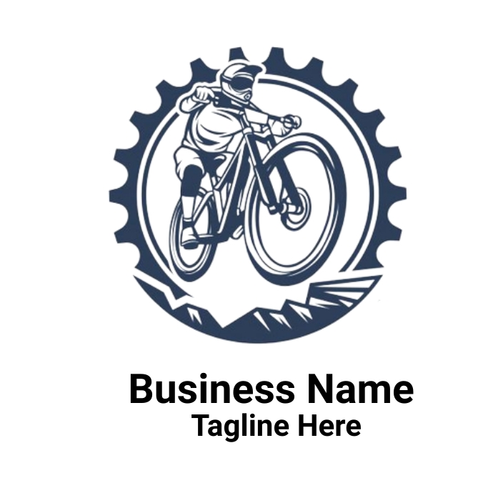 mountain valley cycle logo Template PosterMyWall