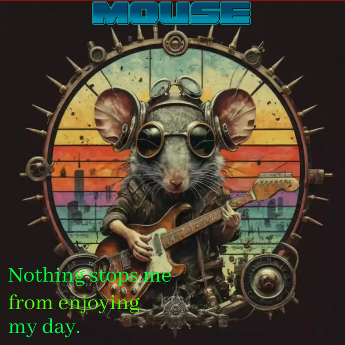 Mouse Template PosterMyWall