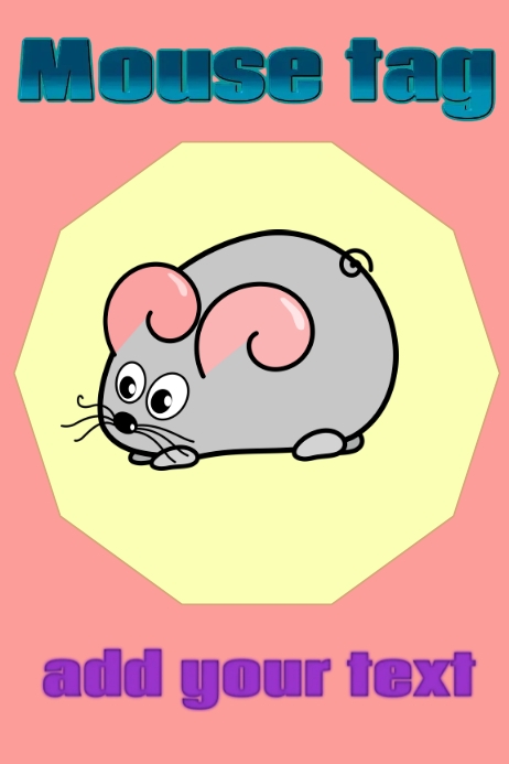 Any Mouse Program Poster Example Mouse poster Template | PosterMyWall