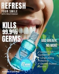 Mouth Wash Template Instagram Portrait