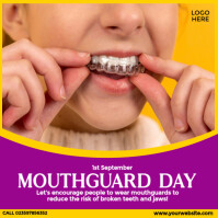 Mouthguard Day Post Instagram template
