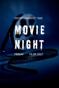 Move Night Programme Example MOVE NIGHT Template | PosterMyWall