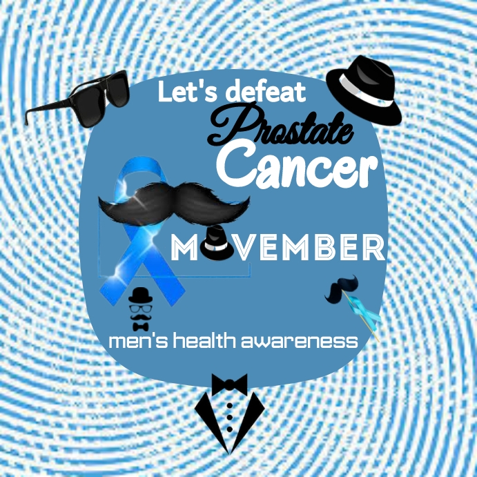 movember cancer awareness month, men health awareness month Template ...