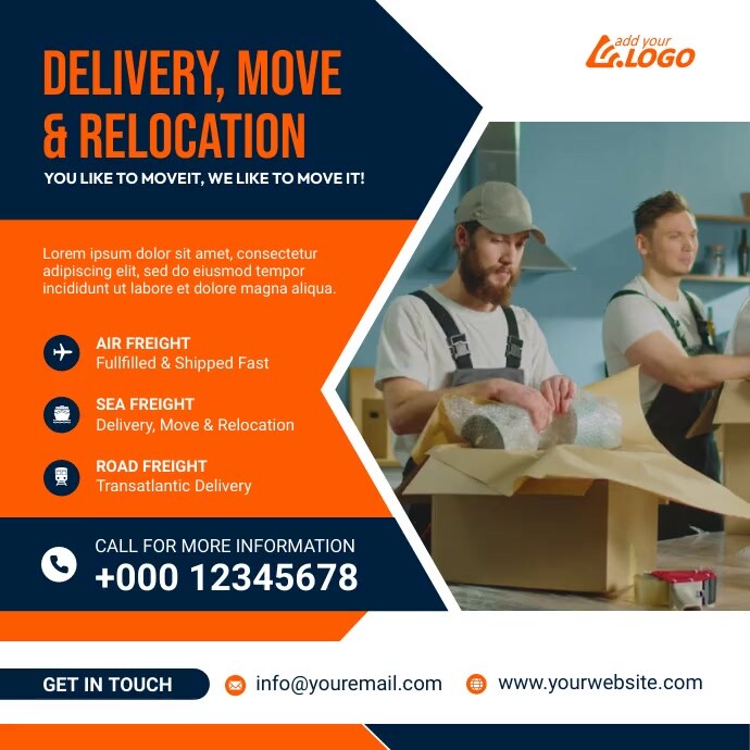 Moving Advertising Examples Movers Ad Template | PosterMyWall