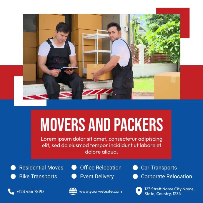 Moving Advertising Examples Movers Ad Template | PosterMyWall