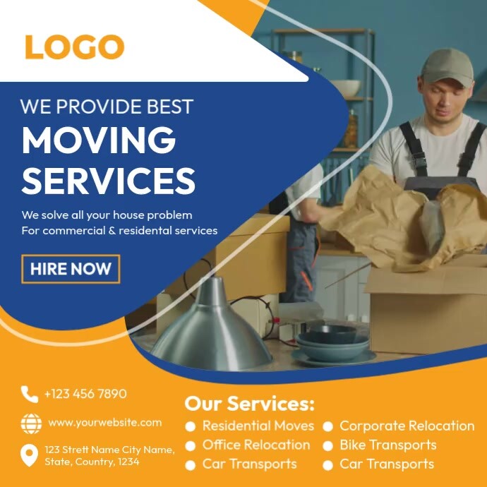 Moving Advertising Examples Plantilla de Movers Ad Template | PosterMyWall