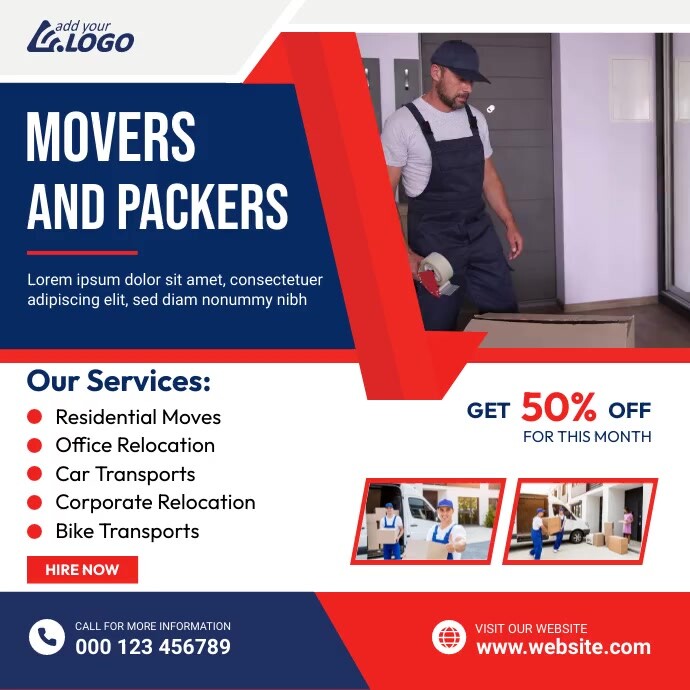 Moving Advertising Examples Movers Ad Template | PosterMyWall