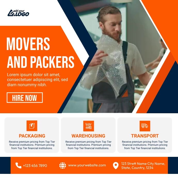 Moving Advertising Examples Movers Ad Template | PosterMyWall