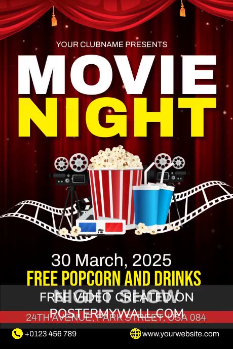 Film Promotion Website Example Movie Ads Template | PosterMyWall