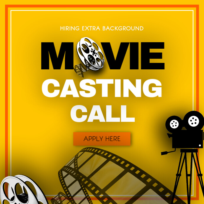 Plantilla de Movie casting call flyer templates PosterMyWall Plantilla de Movie casting call flyer templates PosterMyWall