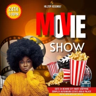 Movie Square (1:1) template