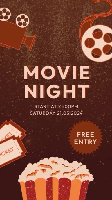 Movie Night Template | PosterMyWall