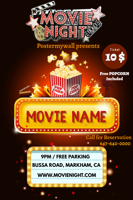 Copy of Movie Night | PosterMyWall