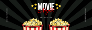 Movie Night Email Header Template
