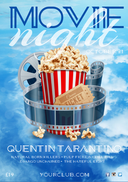 Copy of Movie Night Poster PosterMyWall Copy of Movie Night Poster PosterMyWall